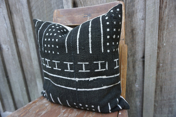 Sonny - African Mudcloth Pillow