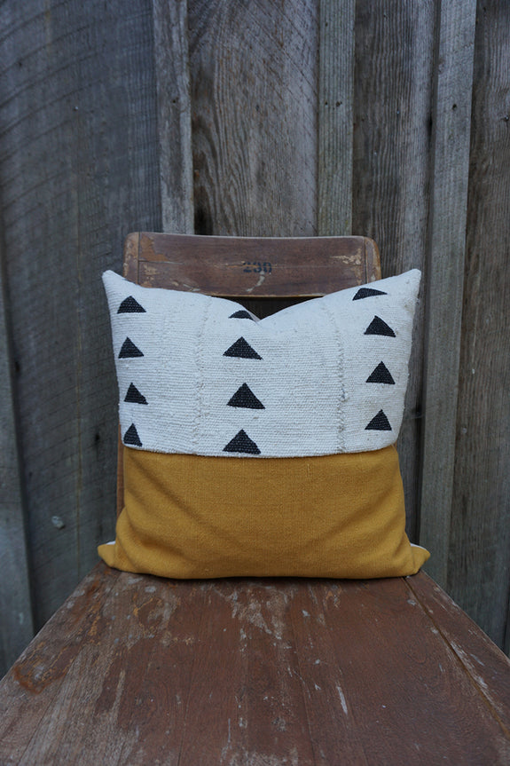 Blaze - African Mudcloth Pillow