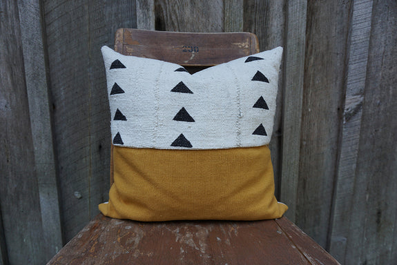 Blaze - African Mudcloth Pillow