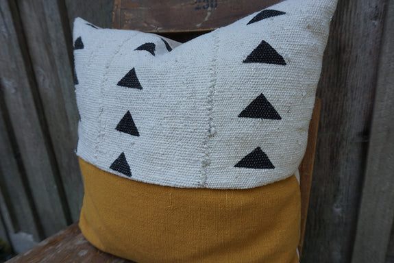 Blaze - African Mudcloth Pillow