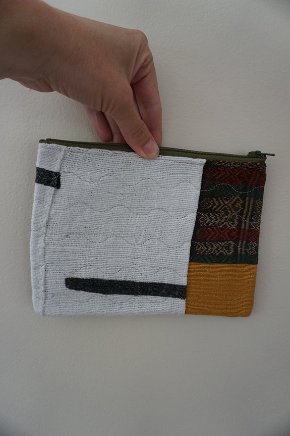 Zippered Patchwork Pouch - #9