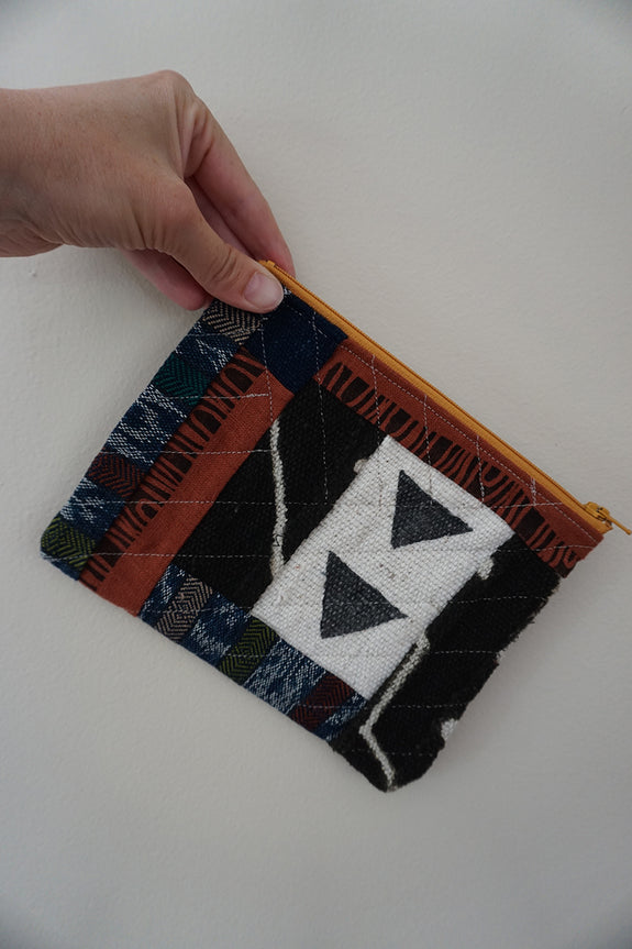 Zippered Patchwork Pouch - #15