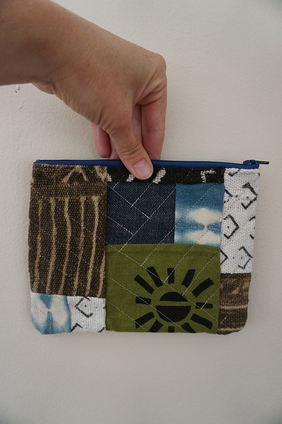 Zippered Patchwork Pouch - #13