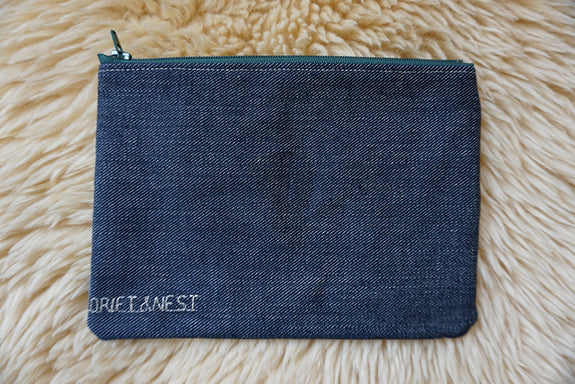 Zippered Patchwork Pouch - #10
