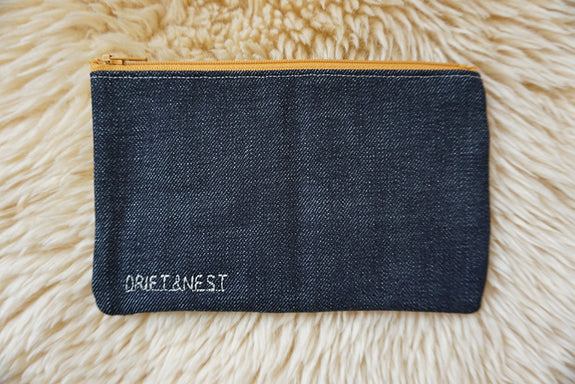 Zippered Patchwork Pouch - #5