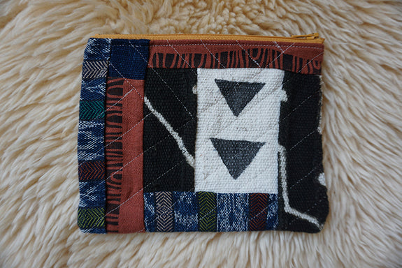 Zippered Patchwork Pouch - #15