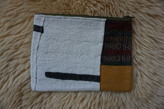 Zippered Patchwork Pouch - #9