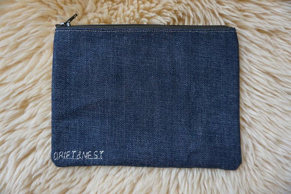 Zippered Patchwork Pouch - #16
