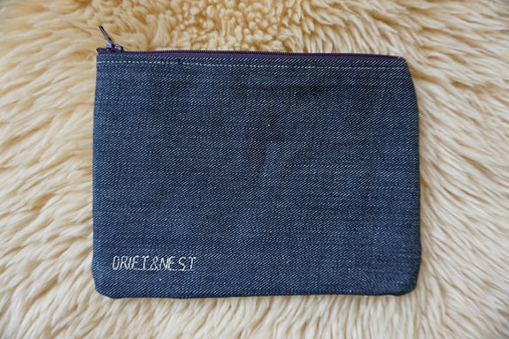 Zippered Patchwork Pouch - #14