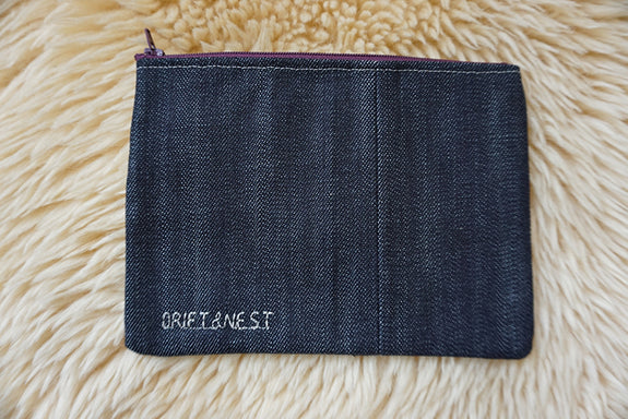 Zippered Patchwork Pouch - #12