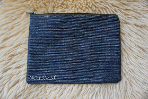 Zippered Patchwork Pouch - #11