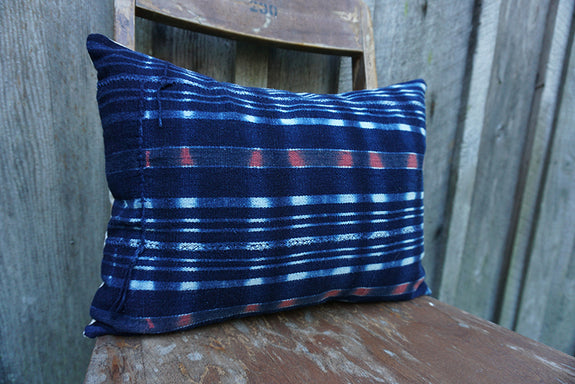 Luiza - Vintage African Indigo Pillow
