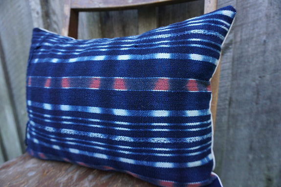 Luiza - Vintage African Indigo Pillow