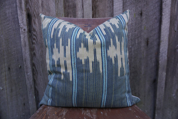 Rayan - Vintage African Baule Textile Pillow