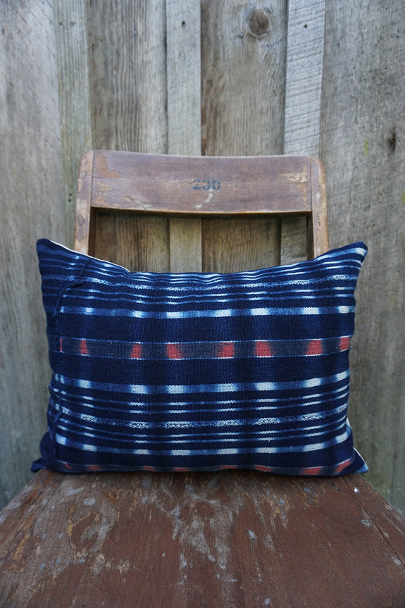 Luiza - Vintage African Indigo Pillow