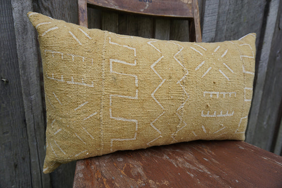 Crimson - African Mudcloth Pillow