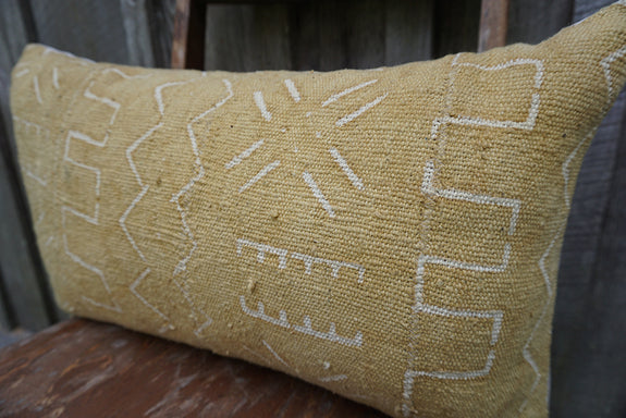 Crimson - African Mudcloth Pillow