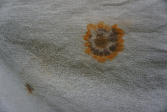 Naturally Dyed Organic Cotton Bandana - Coreopsis