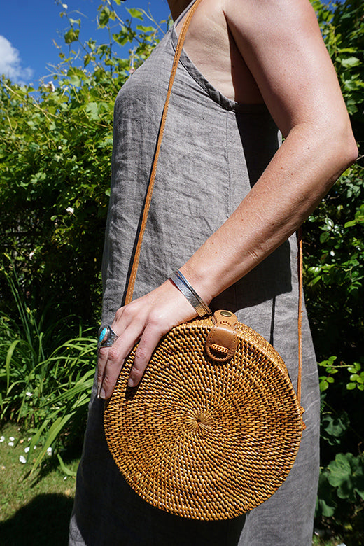 Bali Round Bag | Natural