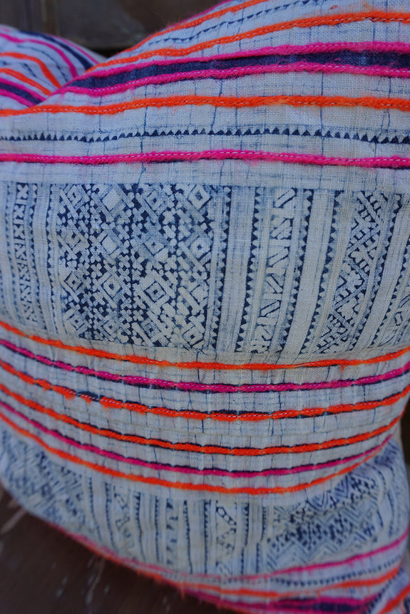 Riah - Vintage Hmong Textile Pillow