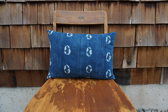Quincy - Vintage African Indigo Pillow
