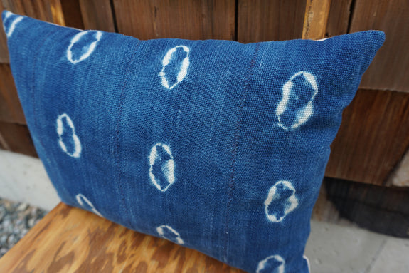 Quincy - Vintage African Indigo Pillow