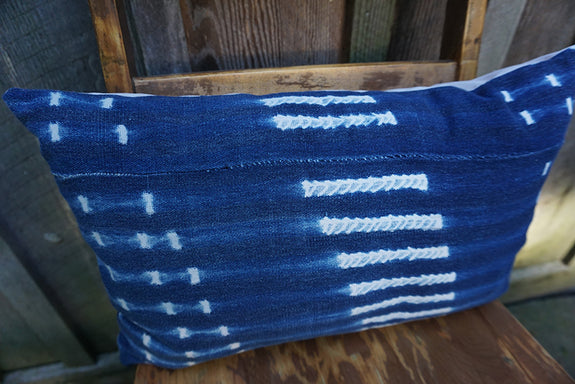 Ollie - Vintage African Indigo Pillow