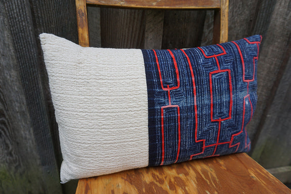 Sydney - Vintage Hmong Textile Pillow