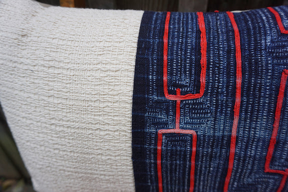 Sydney - Vintage Hmong Textile Pillow
