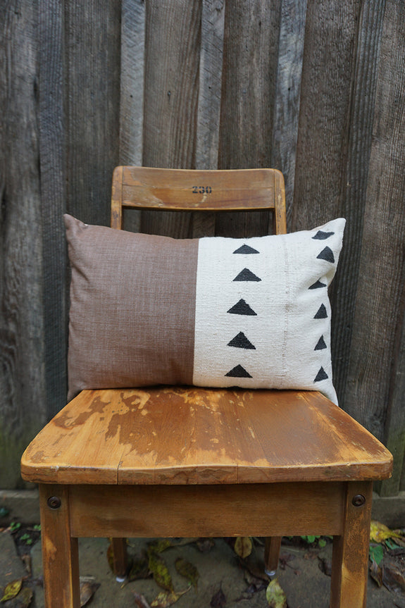 Paisley - African Mudcloth Pillow