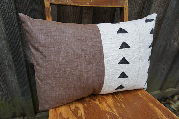 Paisley - African Mudcloth Pillow