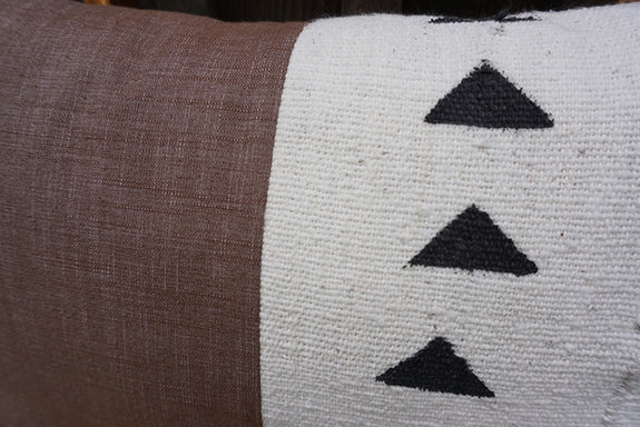 Paisley - African Mudcloth Pillow