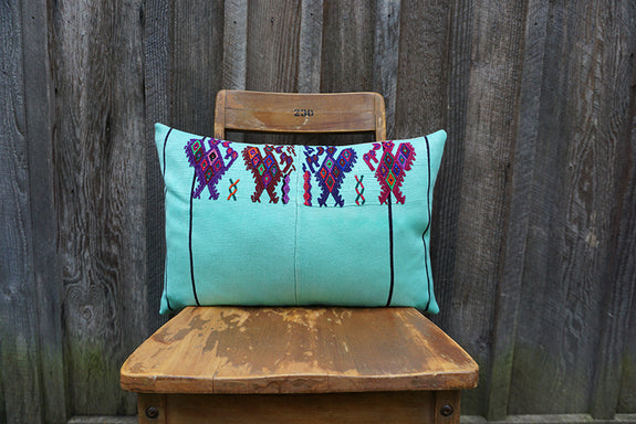 Gabriella - Vintage Guatemalan Huipil Pillow