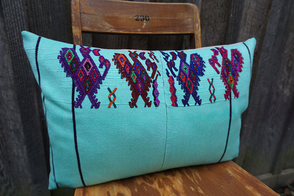Gabriella - Vintage Guatemalan Huipil Pillow