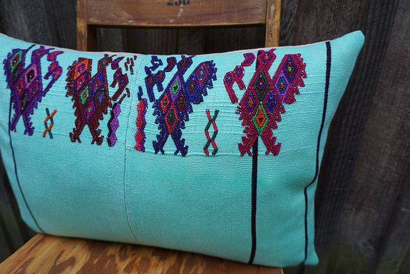 Gabriella - Vintage Guatemalan Huipil Pillow