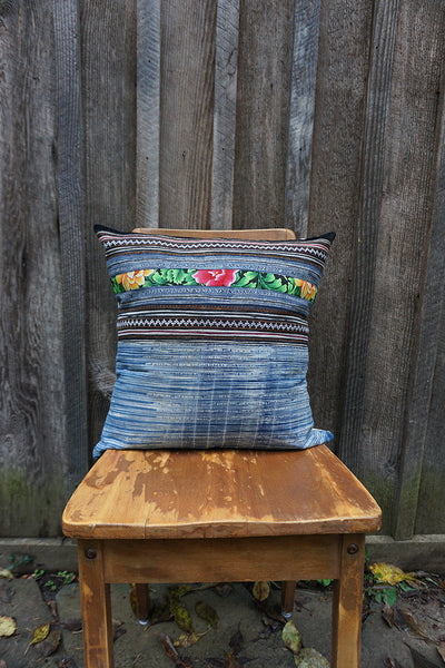 Audrey - Vintage Hmong Textile Pillow