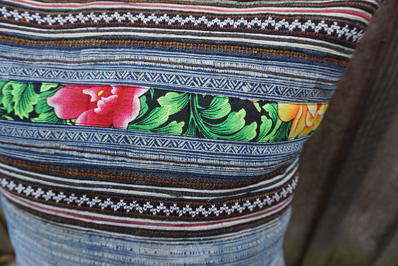 Audrey - Vintage Hmong Textile Pillow