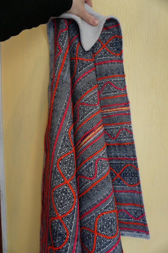 Hmong Batik Baby Blanket