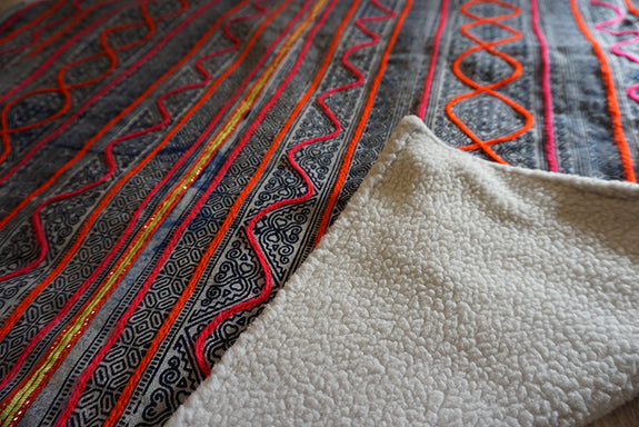 Hmong Batik Baby Blanket