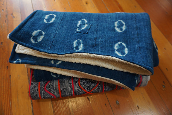 African Indigo Baby Blanket