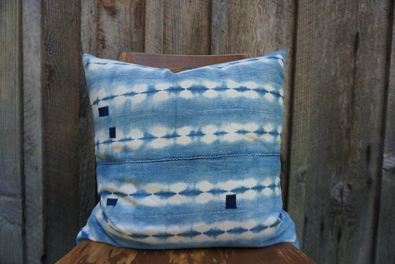 Frey - Vintage African Indigo Pillow