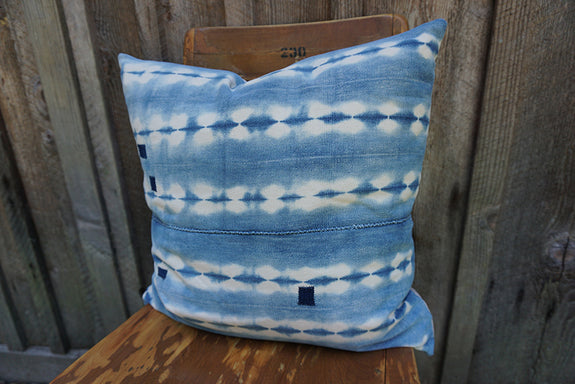 Frey - Vintage African Indigo Pillow