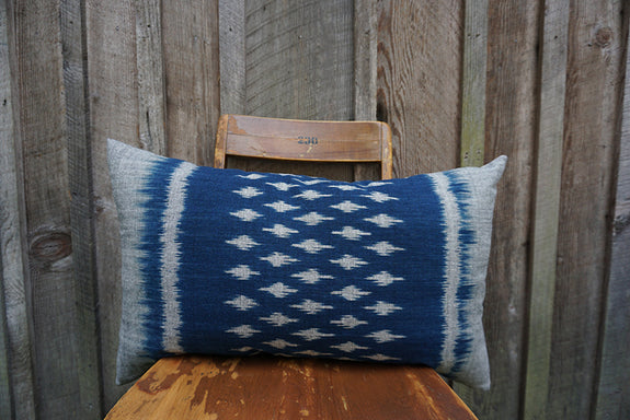 Zara - Thai Mudmee/Ikat Textile Pillow
