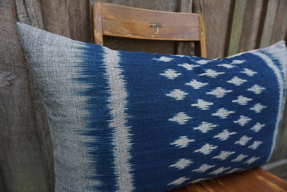 Zara - Thai Mudmee/Ikat Textile Pillow