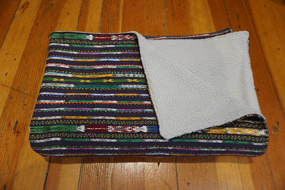 Guatemalan Ikat Baby Blanket