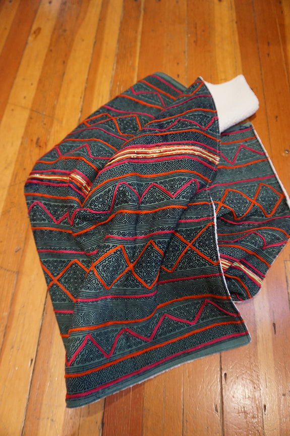 Hmong Batik Baby Blanket