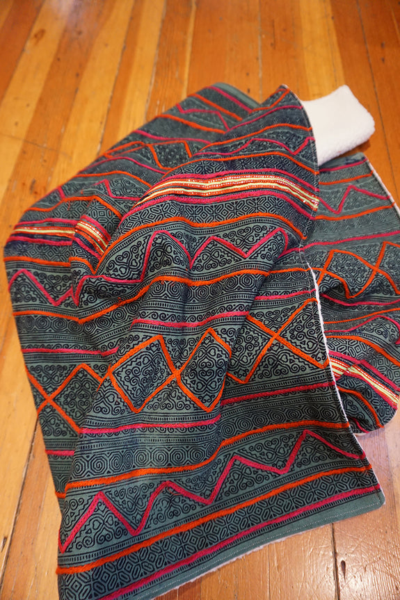 Hmong Batik Baby Blanket