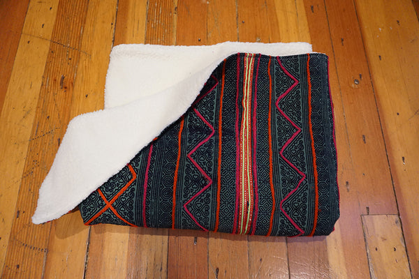 Hmong Batik Baby Blanket