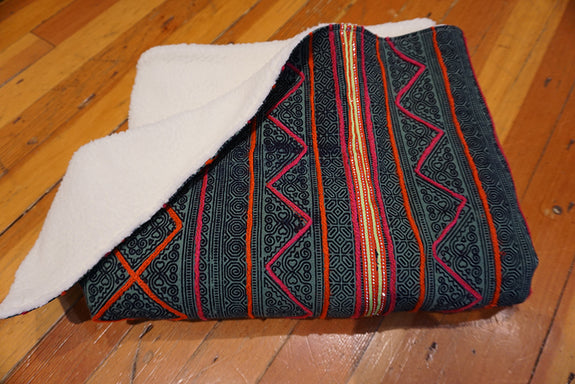 Hmong Batik Baby Blanket