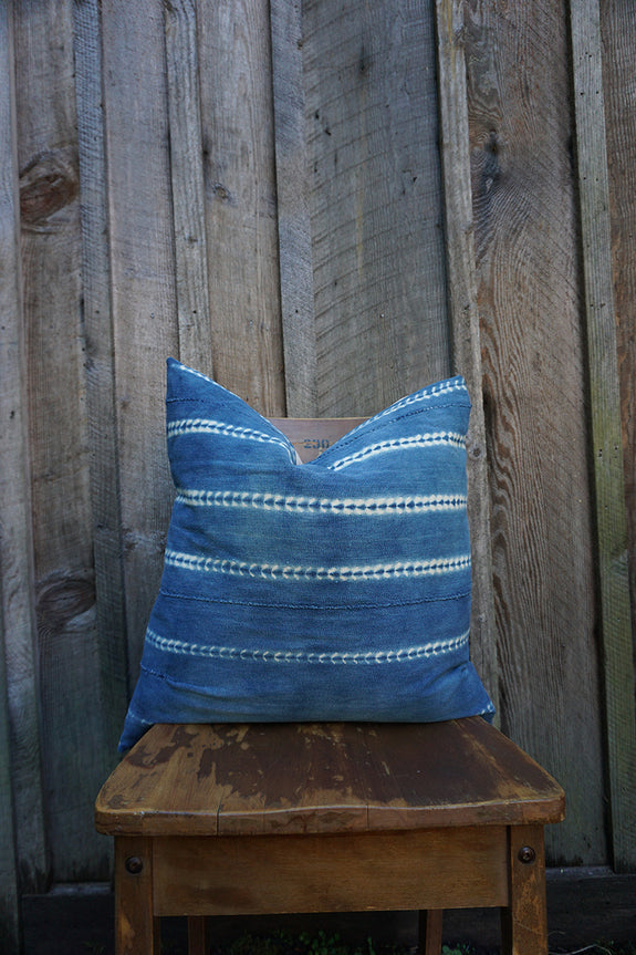 Blythe - Vintage African Indigo Pillow